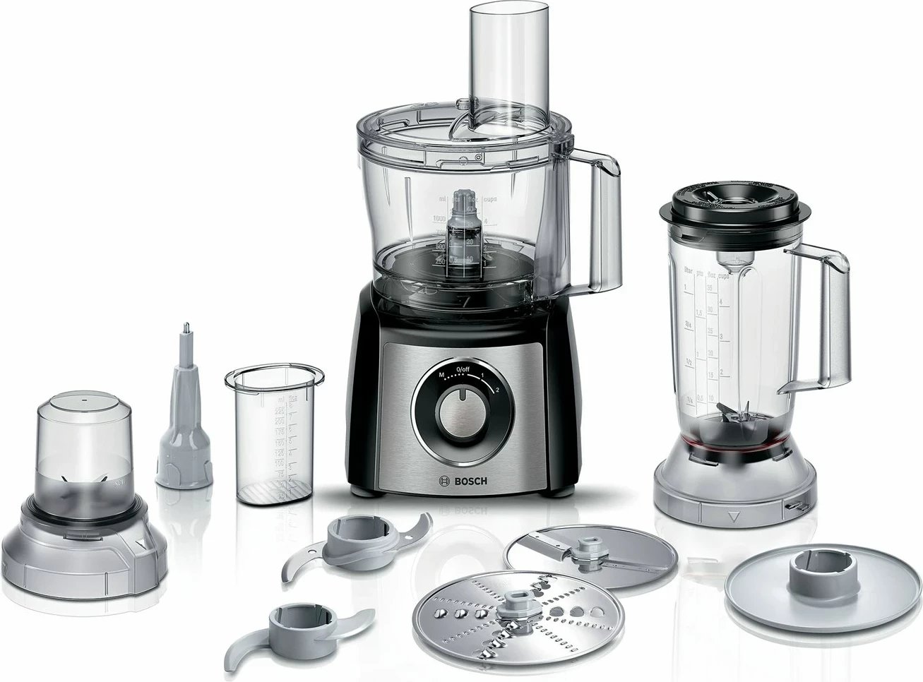 Procesor ushqimi Bosch MCM3501M, 800 W, 2.3 L, i zi
