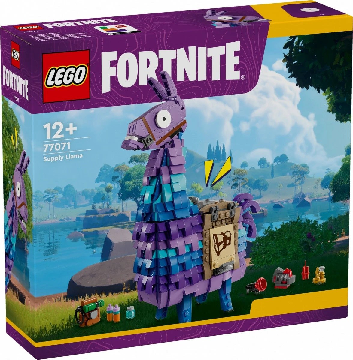 Set LEGO Fortnite Supply Lama 77071, 691 pjesë, për fëmijë 12+, shumëngjyrësh