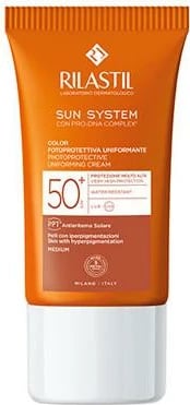 Krem dielli me ngjyrë për fytyrë Rilastil Sun System Colour Emulsion Spf50+, 40ml