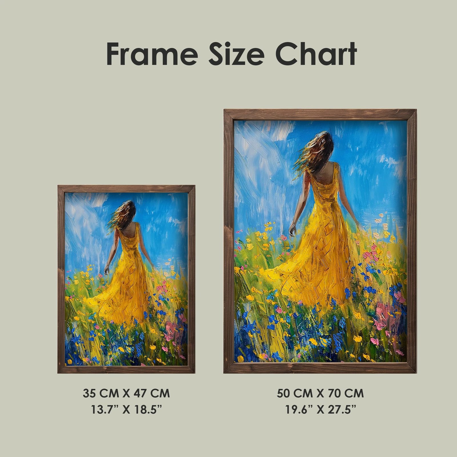 Pikturë dekorative me kornizë MDF, Wallity, TUN099-L, shumëngjyrëshe, 35x47x2cm