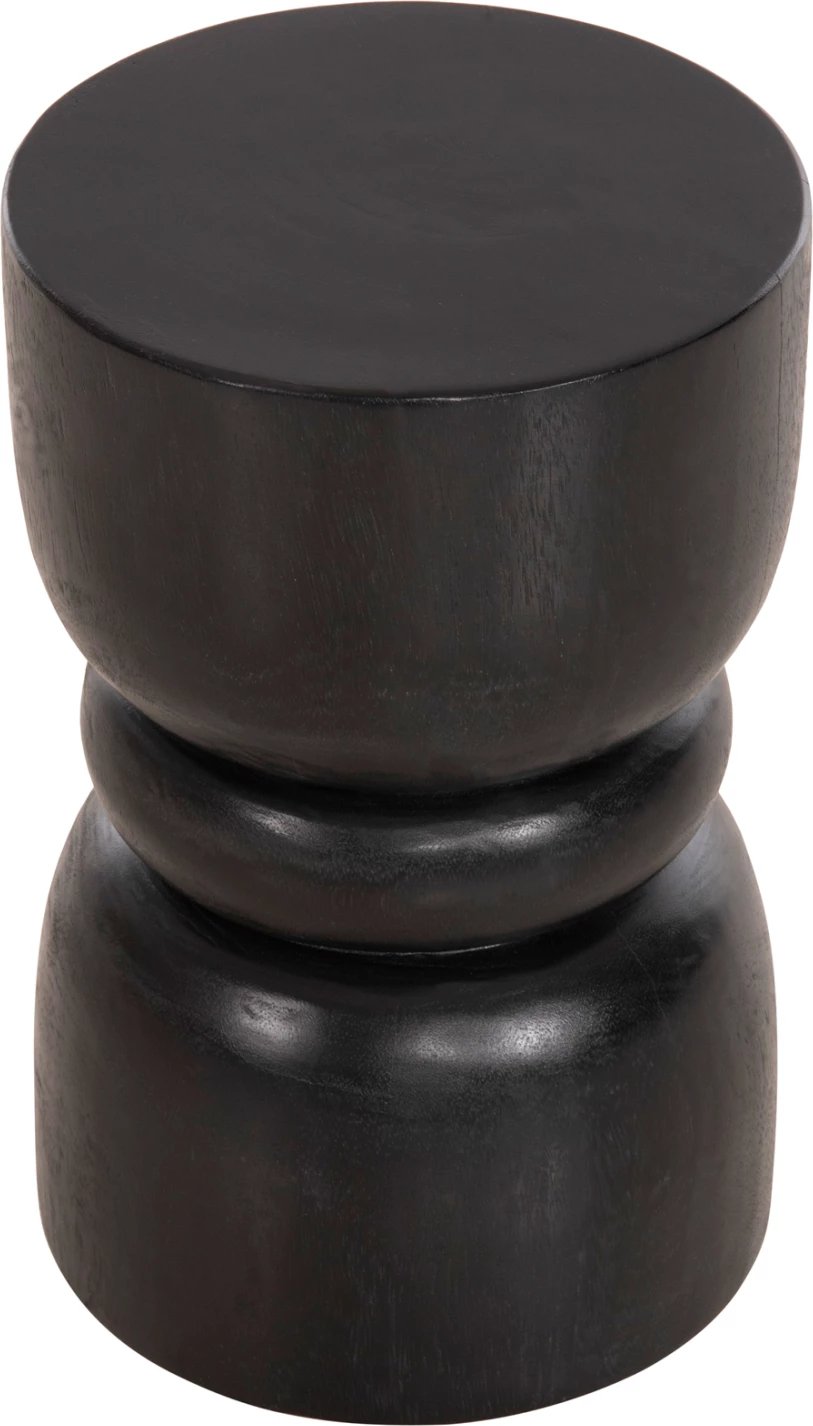 Karrige për bar BELLO FH9900.02, dru Suar i fortë, ngjyrë e zezë, Φ28x45H cm