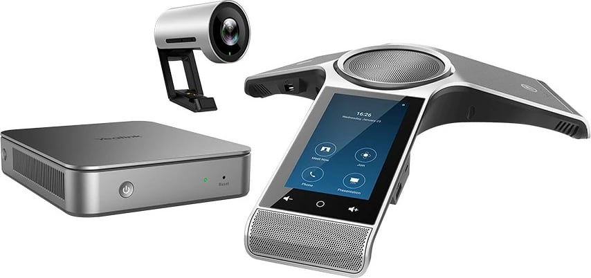 Sistem konferencash video Yealink ZVC300-C0-A00, 4K Ultra HD, 3x, i zi, argjendtë