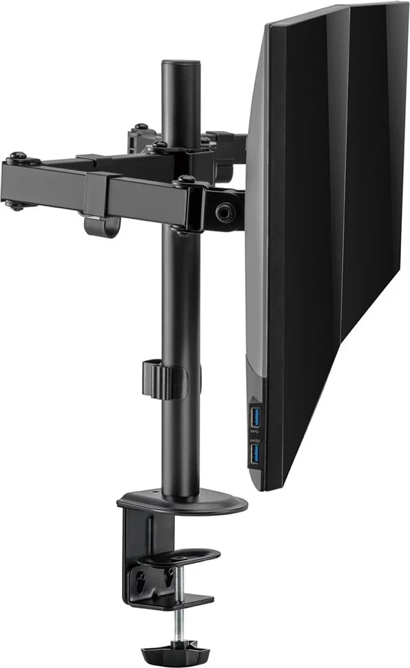 Mbajtës tavoline për 2 monitorë Maclean MC-754N, VESA 75x75 dhe 100x100, 17-32", i zi Mbajtës tavoline për 2 monitorë Maclean MC-754N, VESA 75x75 dhe 100x100, 17-32", i zi
