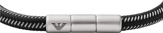 Byzylyk për meshkuj Emporio Armani Eagle Logo, i zi