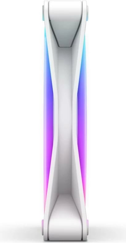 Ventilator kasë, NZXT F Series F140 RGB DUO (RF-D14SF-W1 RFD14SFW1), 140mm, RGB, i bardhë