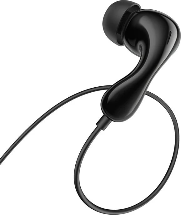 Kufje Baseus Encok CZ20, me kabllo, për thirrje/muzikë, USB Type-C, Zezë