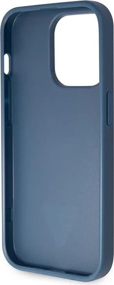 Mbështjellës Guess GUHCP14LP4TDSCPB për iPhone 14 Pro 6.1", hardcase, Crossbody 4G Metal Logo, Blu