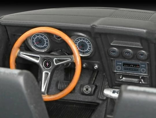 Model plastik makine, Revell, ’71 Ford Mustang Boss 351 07699, shkallë 1:25, 129 pjesë, gjatësi 19.2 cm, 12+