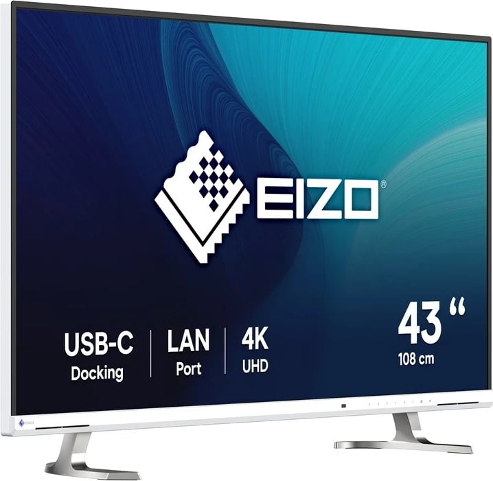 Monitor EIZO FlexScan EV4340X-WT, 43", 4K Ultra HD, IPS, Bardhë