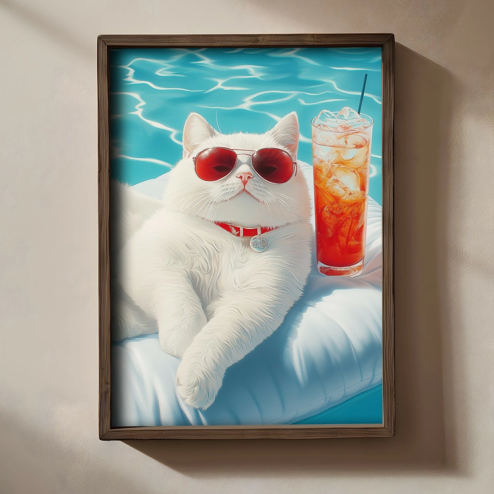 Pikturë dekorative me kornizë MDF, Wallity, TUN017-XL, shumëngjyrëshe, 50x70x3.5cm