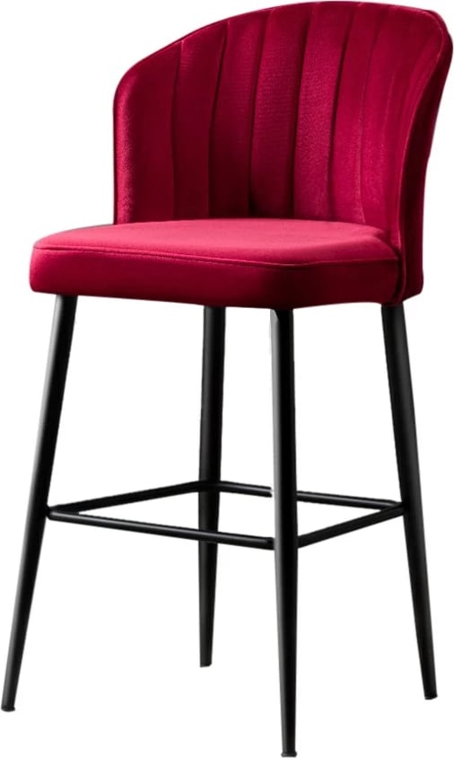 Set karrigesh për bar, Rubi, ngjyrë e kuqe e errët, 2 copë