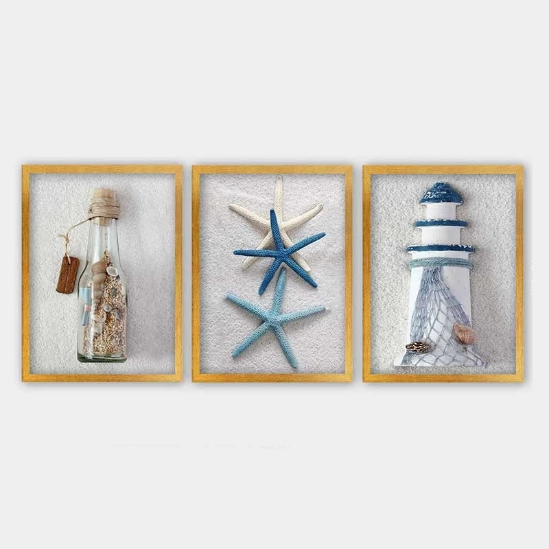 Pikturë dekorative me kornizë (3 copë), Wallity, 3AC_25445214_3545