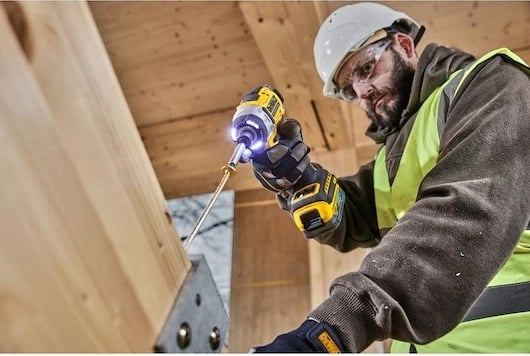 Vidafiksues me goditje DeWalt DCF860N-XJ, 18V, brushless, 1.1 kg, verdhë/zi