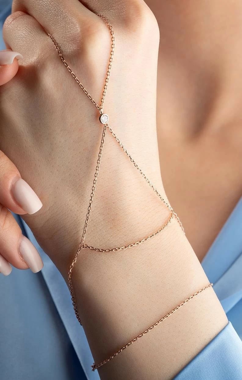 Byzylyk argjendi Jumeon, ngjyrë rozë e artë, NRZ999528