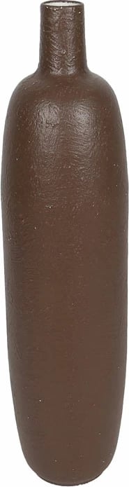 Vazo AERIS, metal, ngjyrë kafe e errët, 20x77.5cm