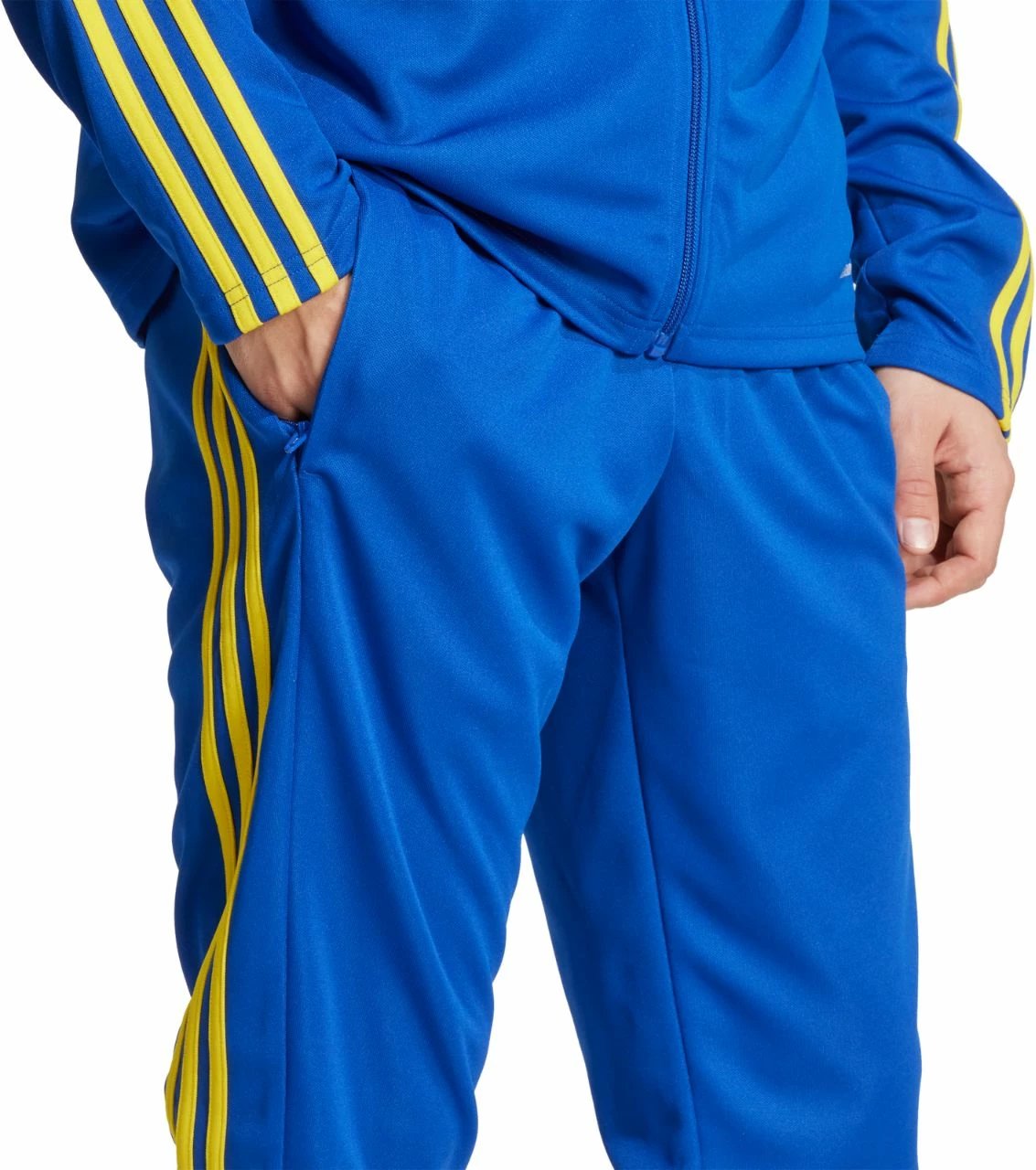 Pantallona sportive adidas për meshkuj, të kaltra