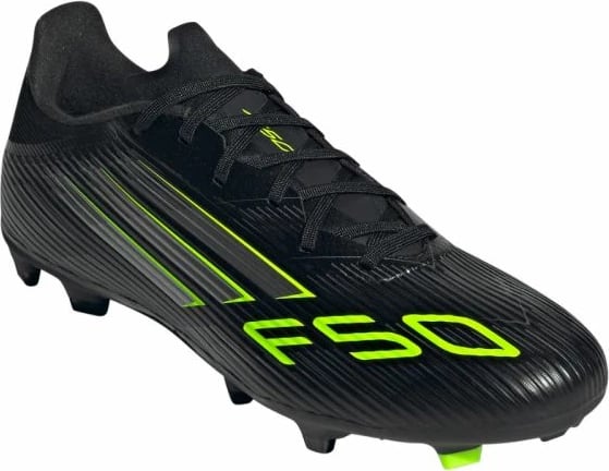 Atlete futbolli për meshkuj adidas F50, të zeza-verdhë