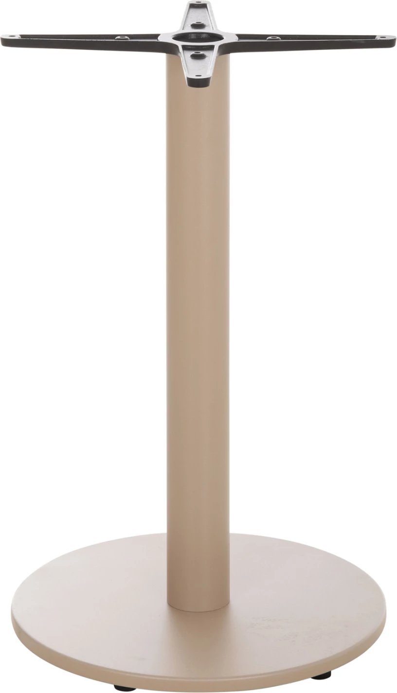 Baza e rrumbullakët për tavolinë, alumin, ngjyrë kapuçino, FH476.25, 45x72cm