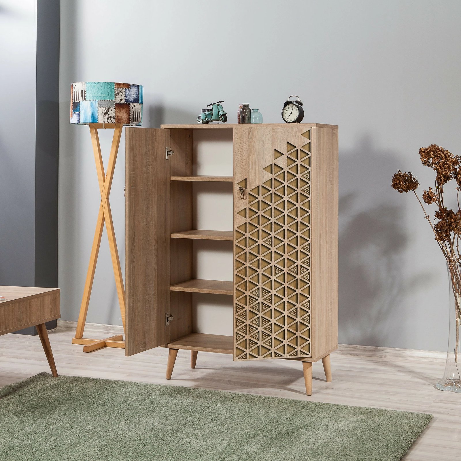 Dollap multifunksional, ngjyrë lisi Sonoma, Multibox - 120