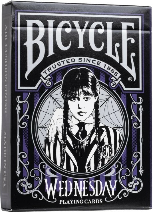 Letra loje Bicycle Wednesday, 98042, të zeza, për të gjithë