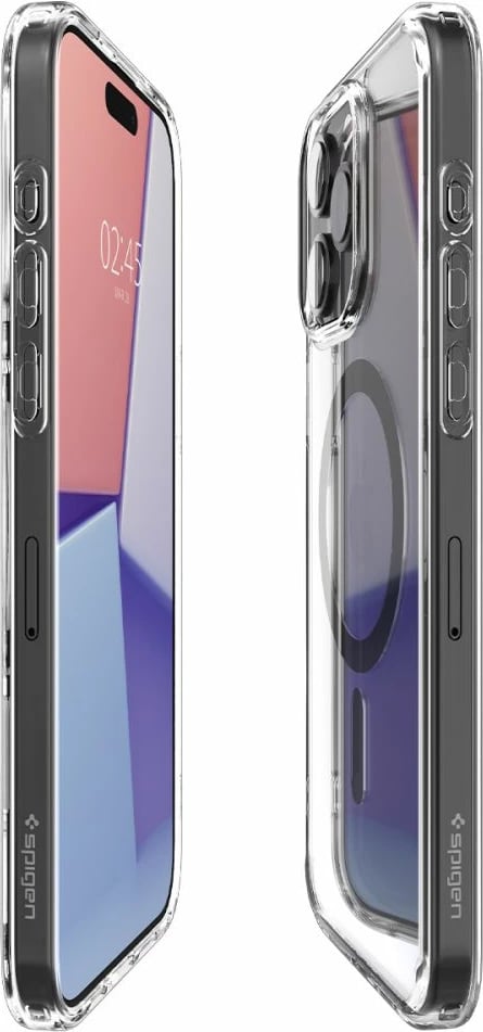 Mbështjellës Spigen Ultra Hybrid Mag për iPhone 15 Pro Max, MagSafe, grafit