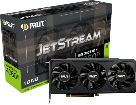 Kartë grafike VIDIA GeForce RTX 4060 Ti, Palit, 16GB GDDR6