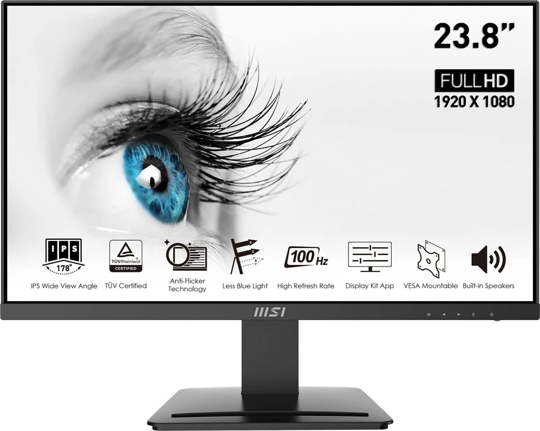 Monitor MSI Pro MP243X, 23.8", 100Hz, i zi 
