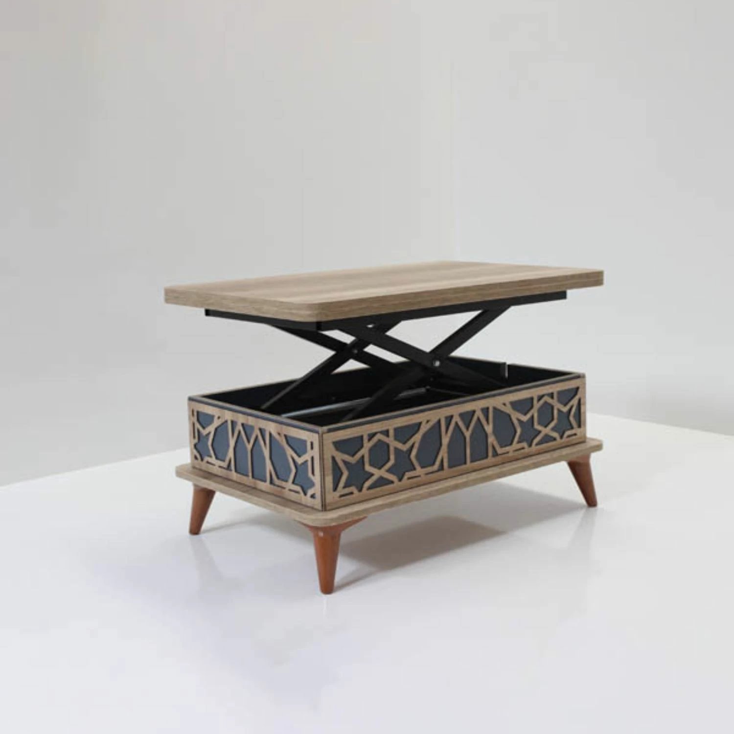 Tavolinë kafeje Skye Decor, Ottowa Ada - Alaska, blu