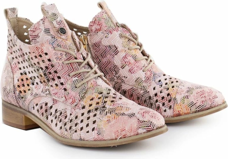 Çizme të shkurta Potocki për femra, shumëngjyrëshe