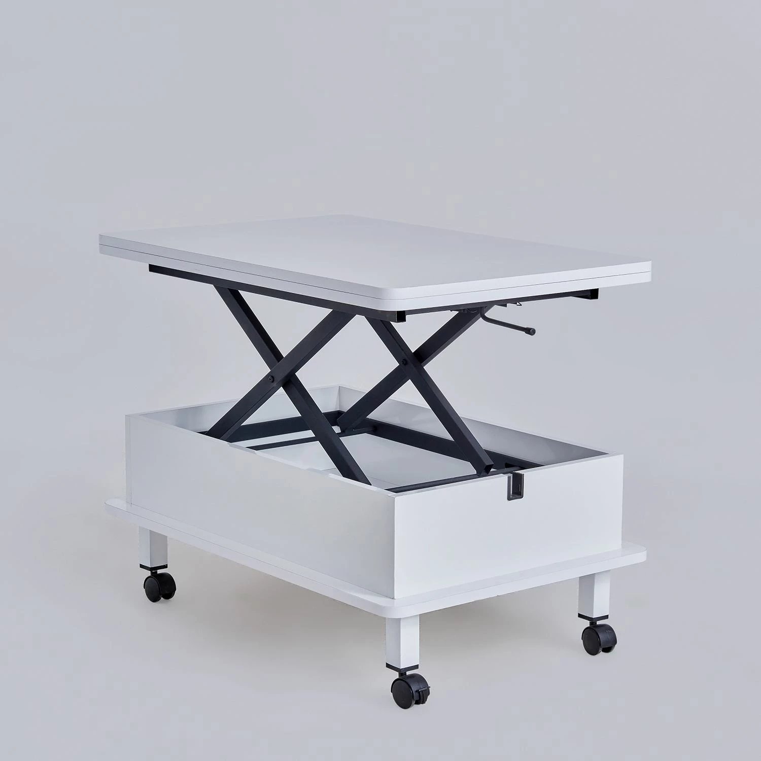 Tavolinë kafeje Skye Decor, dy adt, e bardhë