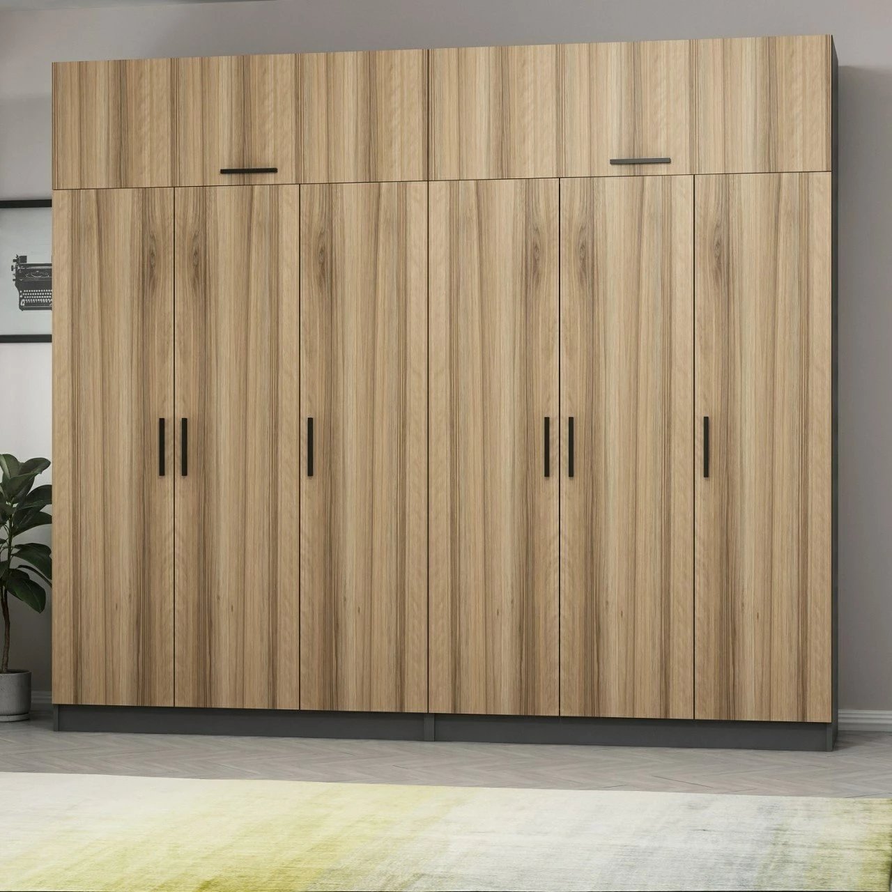 Dollap për dhomë gjumi, ngjyrë dore, Skye Decor, 5294