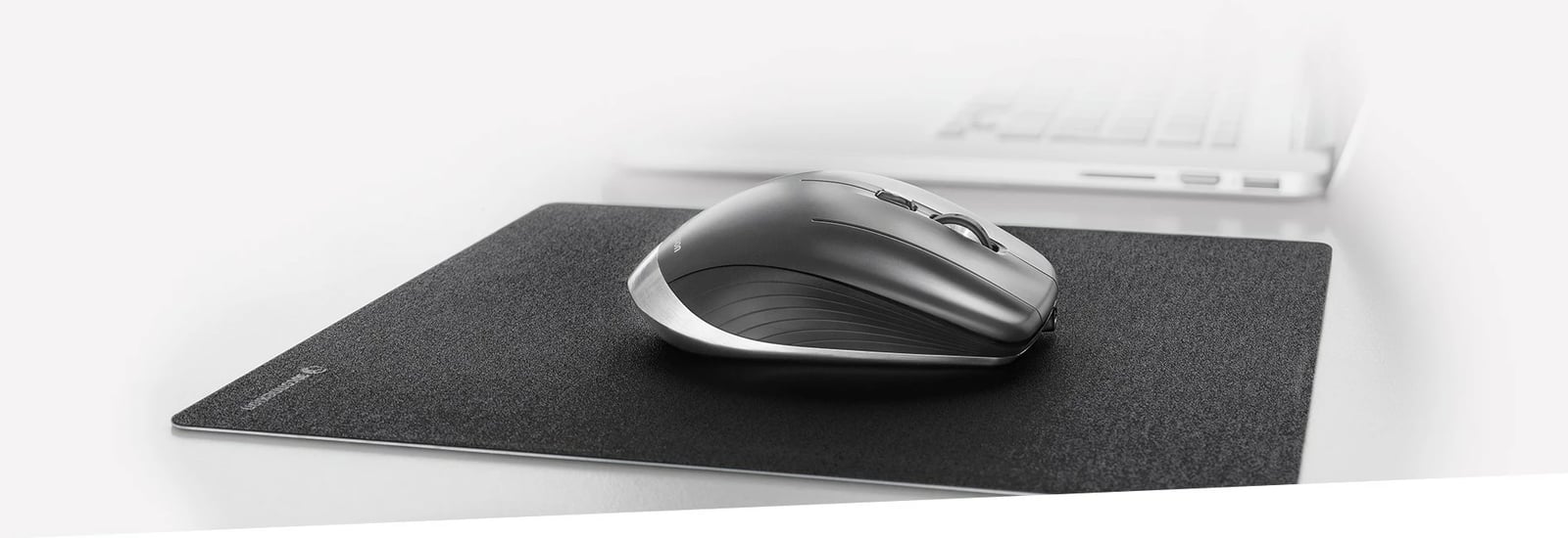Mauspad 3Dconnexion CadMouse Pad Compact, Silikon, Monokrom, E zezë