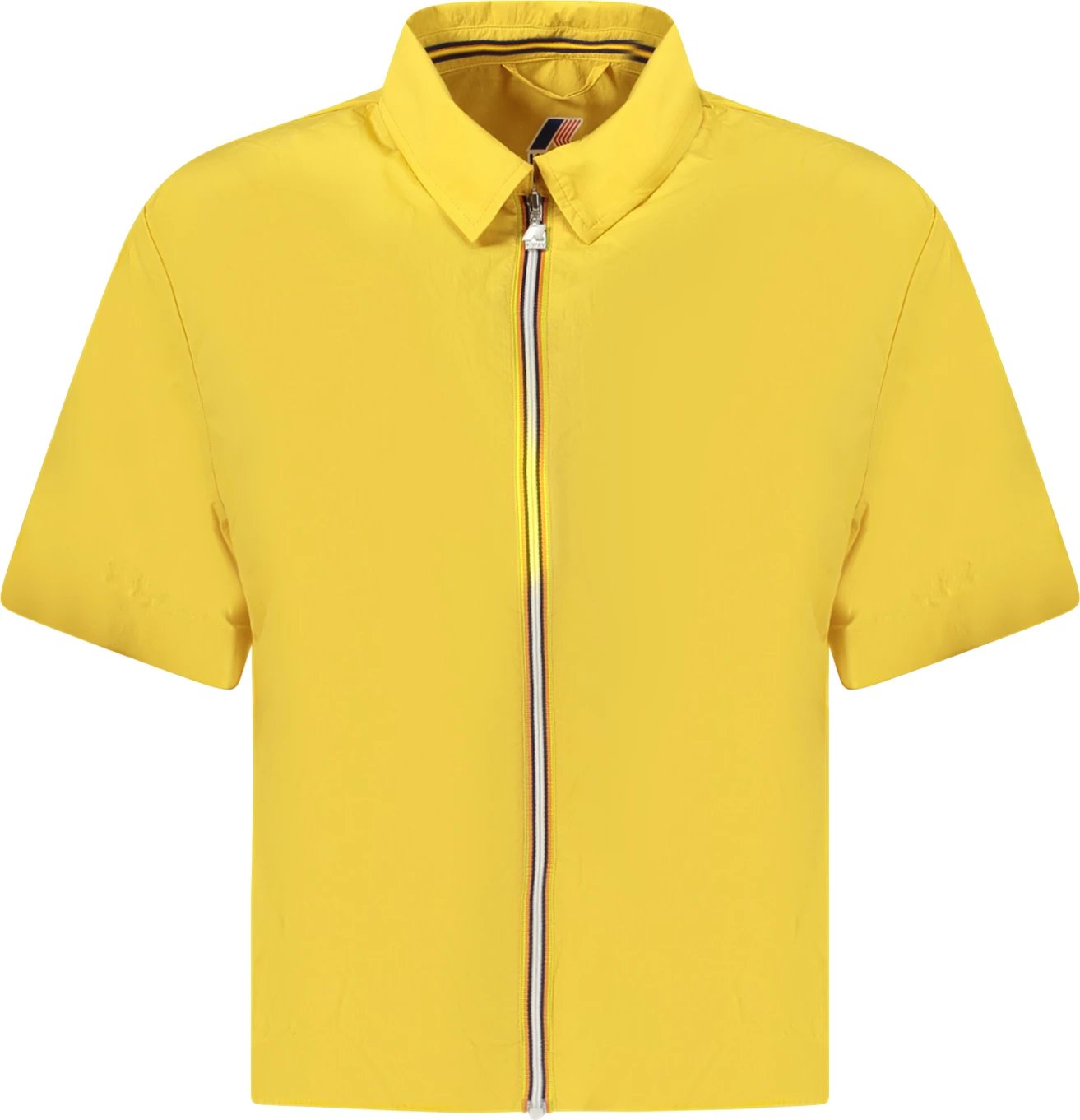 Këmishë me mëngë të shkurta K-WAY femra, e verdhë
