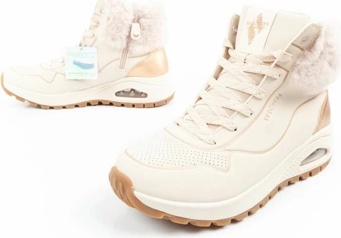 Atlete dimri për femra Skechers, bezhë