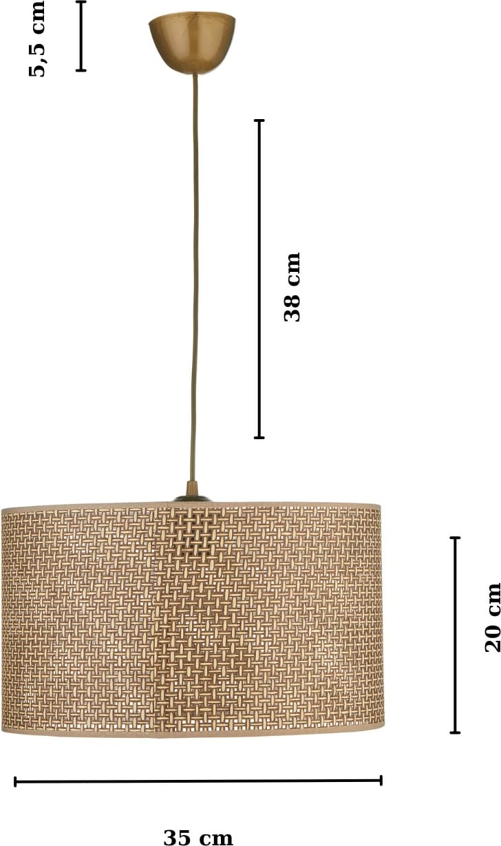 Llambë tavani Opviq, ratan, KS-11140