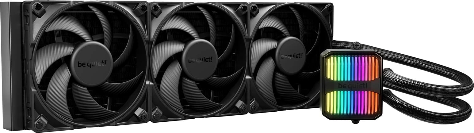 Ftohës me lëng all-in-one për procesor BE QUIET! Silent Loop 3, 420 mm, 3 ventilatorë 14 cm, zi