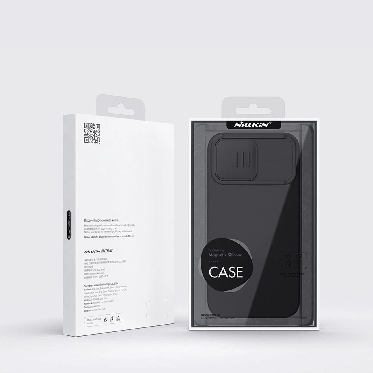 Mbështjellës Nillkin CamShield Silky Silicone për iPhone 14 Pro Max, MagSafe, kapak kamere, Kaltër Mbështjellës Nillkin CamShield Silky Silicone për iPhone 14 Pro Max, MagSafe, kapak kamere, Kaltër