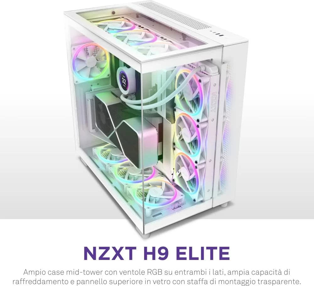 Kasë NZXT H9 Elite - E bardhë