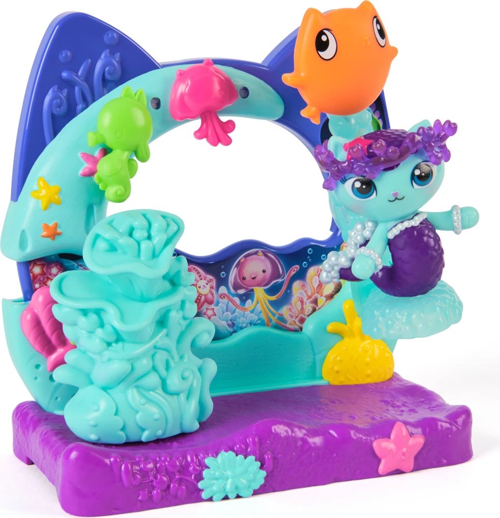 Gabby's Dollhouse Mercat's Aquarium Balcony Playset The Movie