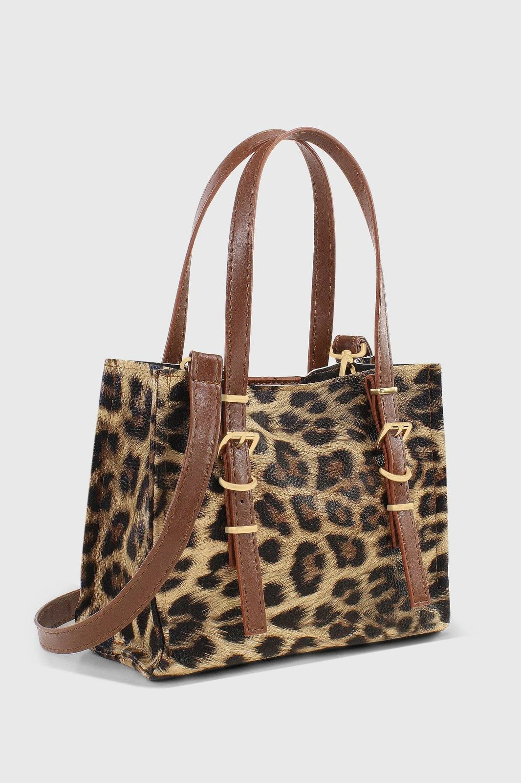 Çantë tote me print leopardi, Zoozie Bags, 267 Çantë tote me print leopardi, Zoozie Bags, 267