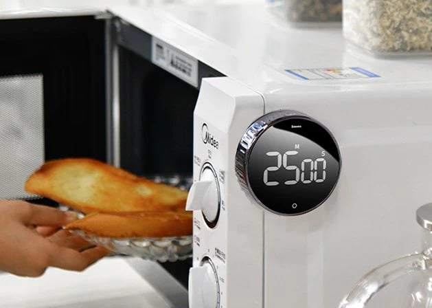 Timer elektronik Baseus Heyo ACDJS-01, me ekran digjital, i zi Timer elektronik Baseus Heyo ACDJS-01, me ekran digjital, i zi