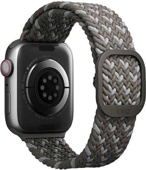 Rrip Uniq Aspen për Apple Watch 42/44/45mm, Gri