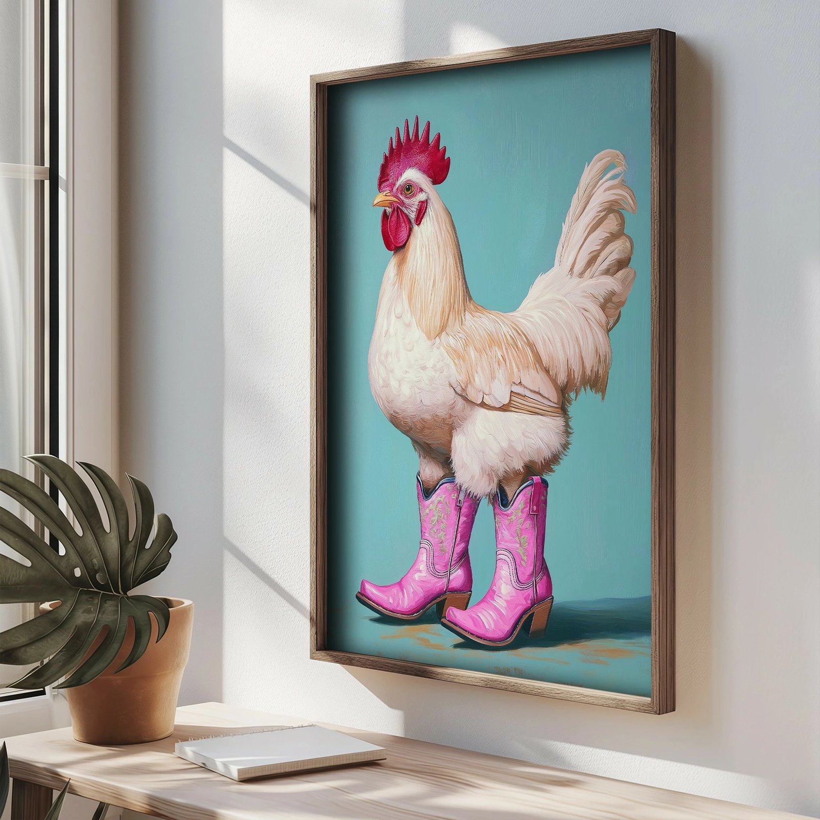 Pikturë dekorative me kornizë MDF, Wallity, TUN025-XL, shumëngjyrëshe, 50x70x3.5cm