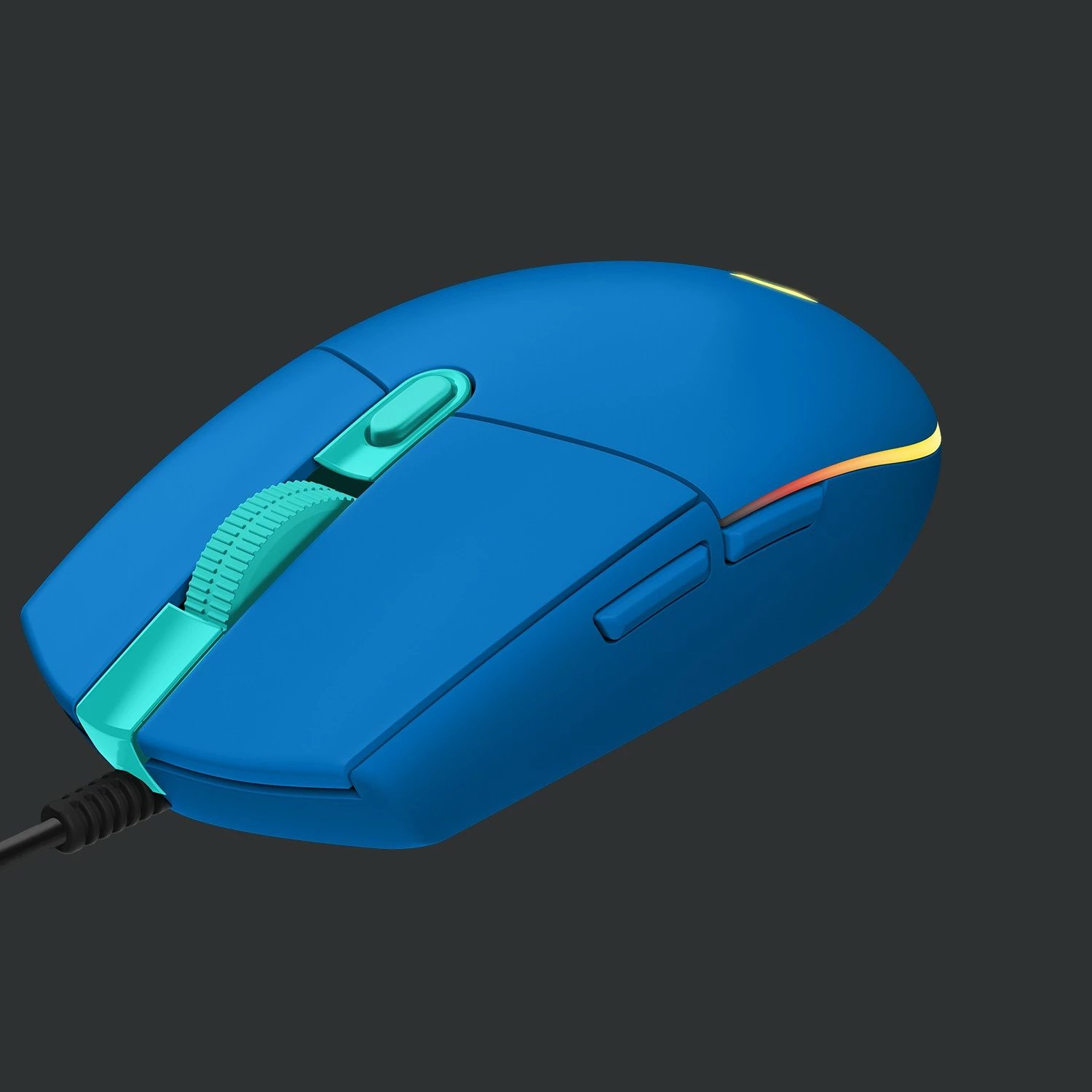 Maus gaming Logitech G203 LIGHTSYNC, USB, 8000 DPI, kaltër