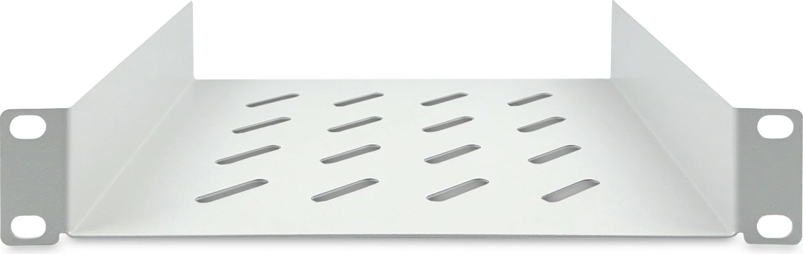 Raft rack Digitus 1U 10 inç, çelik, 25kg, gri