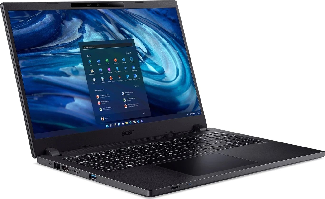 Laptop Acer TravelMate P2 TMP215-54-36DD, 15.6 inç Full HD, Intel® Core™ i3, 8 GB RAM, 256 GB SSD, Wi-Fi 6, Windows 11 Pro Arsimor, i zi