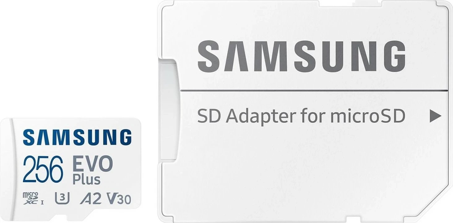 Kartelë memorie Samsung EVO PLUS microSDXC 256GB UHS-I U3, Adapter SD