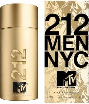 Eau de Toilette për meshkuj Carolina Herrera 212 Men MTV Limited Edition 100ml