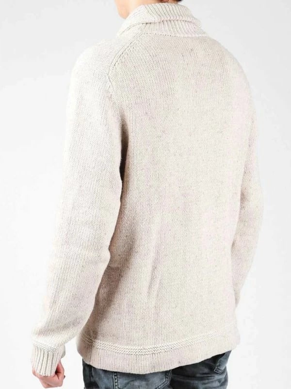 Xhemper i trashë Lee për meshkuj, i bardhë