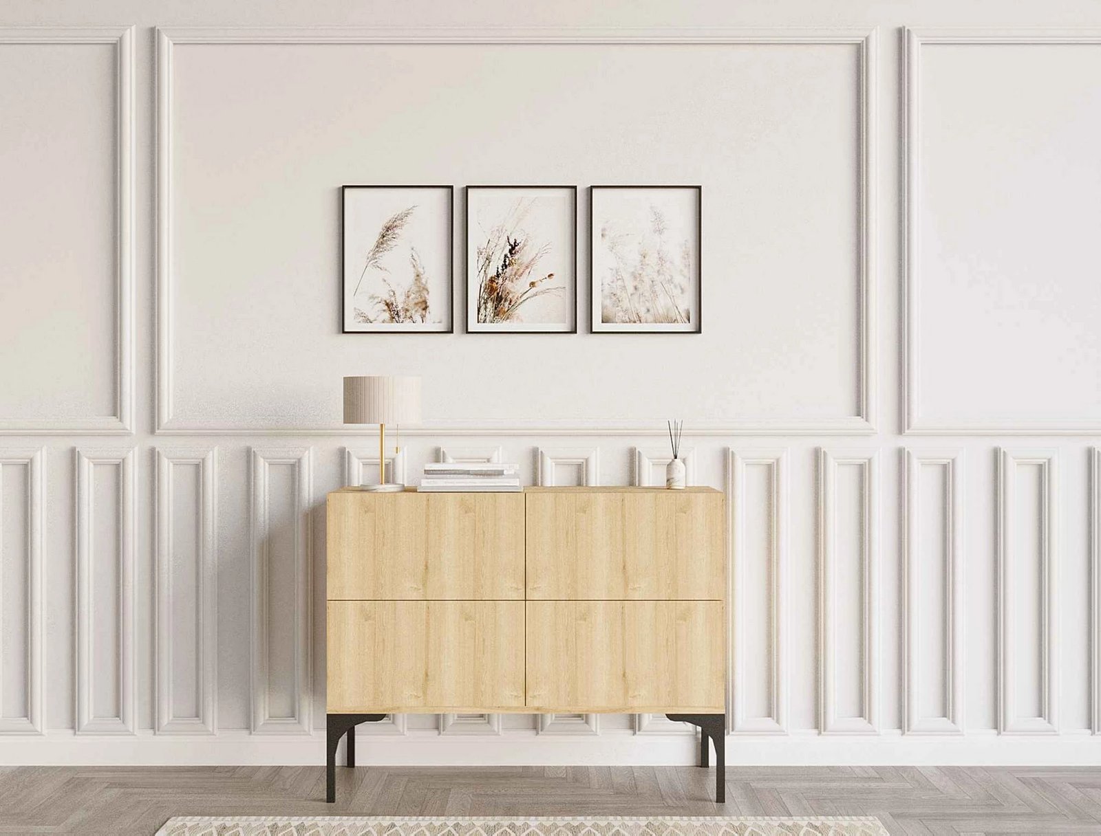 Konsolë Hanah Home, ngjyrë lisi safir, Imperial